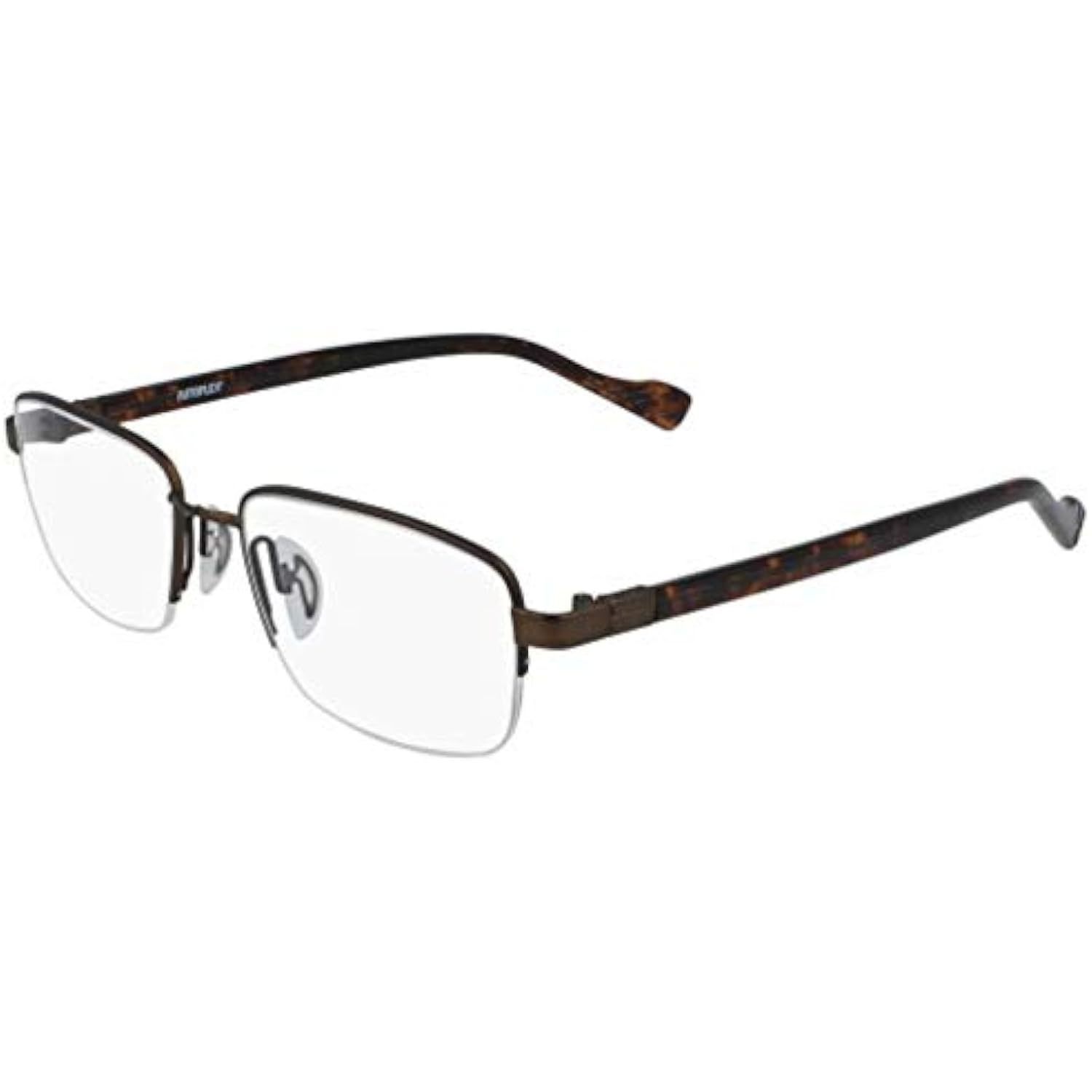 New Flexon Autoflex A116 210 Brown Eyeglasses 54mm With Flexon Case